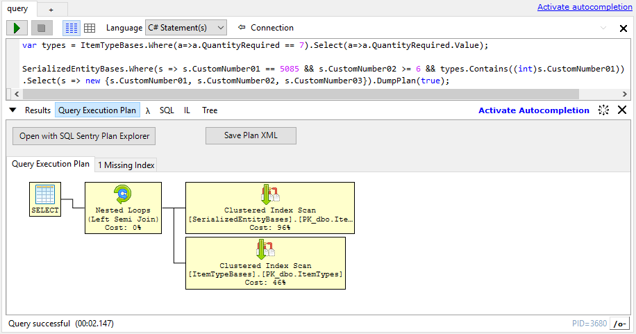 LINQPad.QueryPlanVisualizer